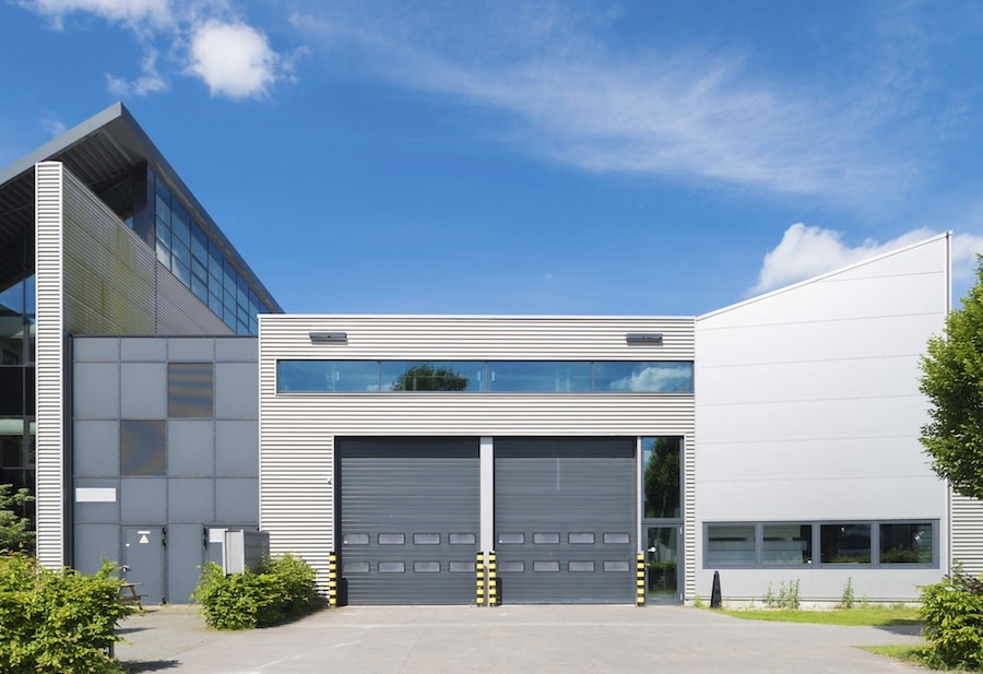 What kind of garage door is best for commercial use?